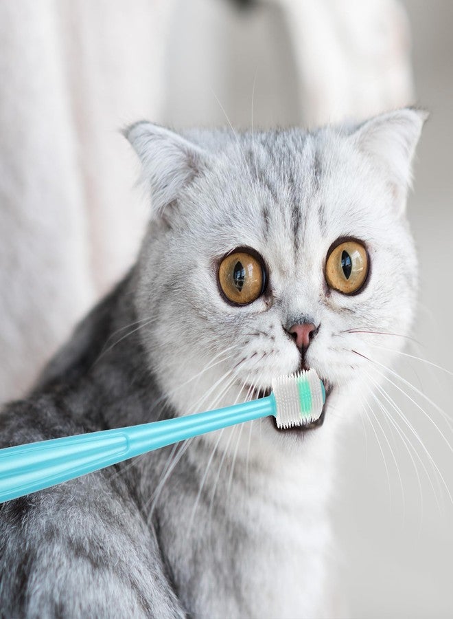 EupHHonycs 4 Pcs 360-Degree Small Dog and Cat Soft Toothbrush Pet Toothbrush for Small Dog and Cat Puppy - Image 5